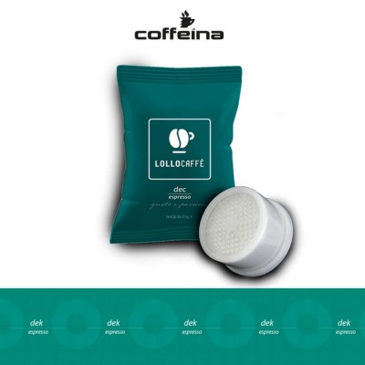 100 Capsule Lollo Caffè PassioneJoy Decaffeinato Dek Espresso - Compatibili Lavazza Espresso Point