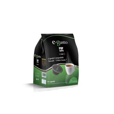 16 Capsule Pop Caffè E-Gusto Cremoso - Compatibili Nescafe Dolce Gusto