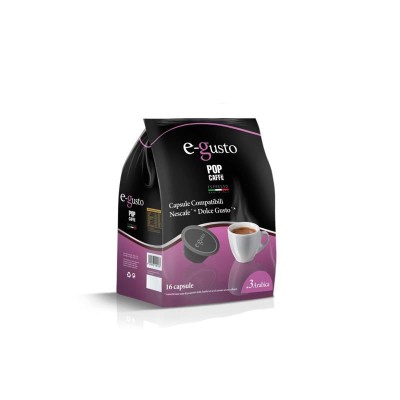 16 Capsule Pop Caffè E-Gusto Arabica - Compatibili Nescafe Dolce Gusto