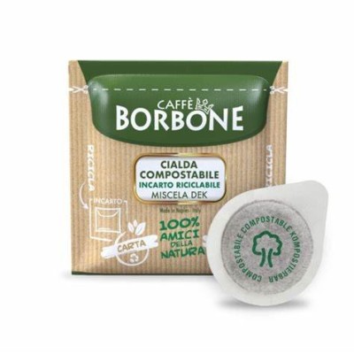 100 Cialde 44mm Caffè Borbone Decaffeinato Dek