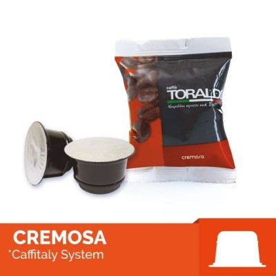 100 Capsule Caffè Toraldo Cremosa - Compatibili Caffitaly System