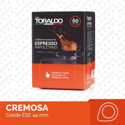 50 Cialde 44mm Caffè Toraldo Cremosa