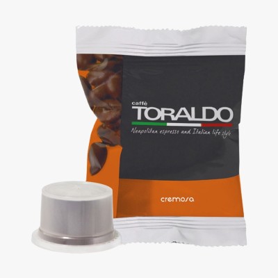 100 Capsule Caffè Toraldo Cremosa - Compatibili Uno System