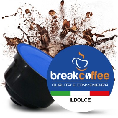 50 Capsule Caffè Break Coffee Cremoso - Compatibili Nescafe Dolce Gusto