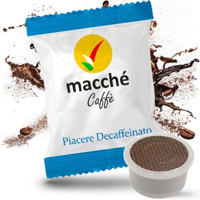 100 Capsule Macché Caffè Decaffeinato Dek - Compatibili Lavazza Espresso Point ed Essse Caffè