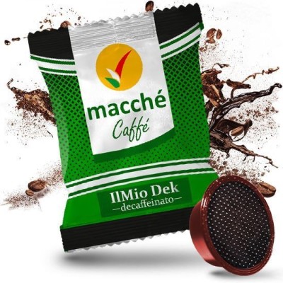 50 Capsule Macché Caffè IlMio Decaffeinato Dek - Compatibili Lavazza A Modo Mio