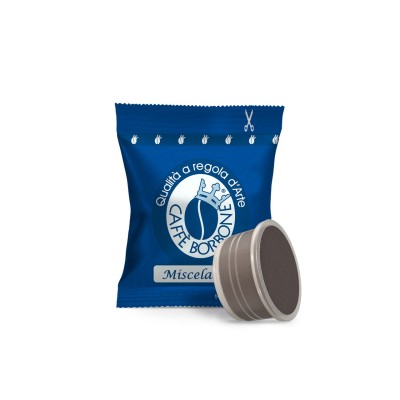 100 capsule caffè Borbone miscela blu compatibile espresso point