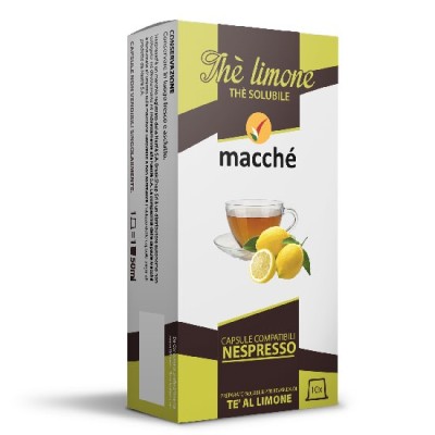 10 Capsule Macché Tè Limone - Compatibili Nespresso