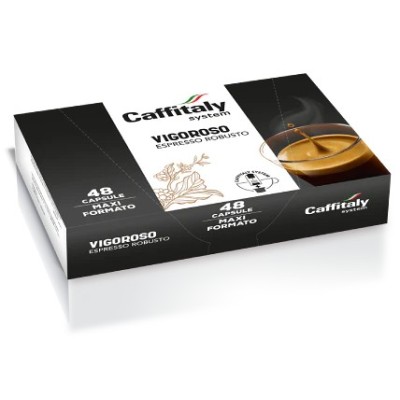 48 Capsule Caffè Caffitaly System Vigoroso - Maxi Formato
