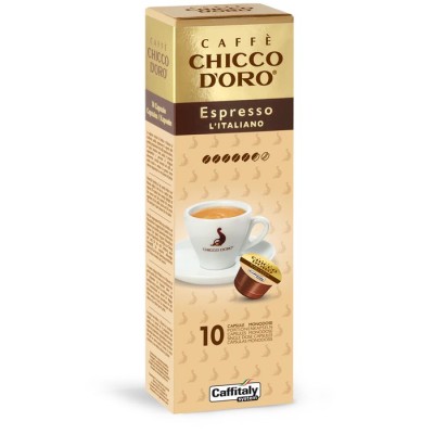 10 Capsule Caffè Caffitaly System Chicco d'Oro Espresso Italiano
