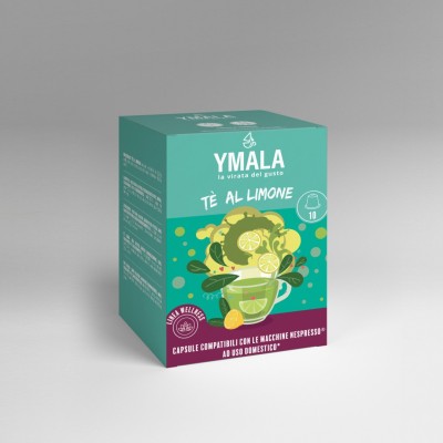 10 Capsule Ymala Tè Limone - Compatibili Nespresso