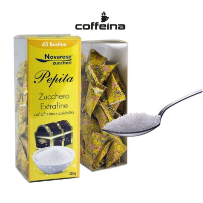 80 Bustine di Zucchero Aromatizzato Novaroma in 5 Gusti