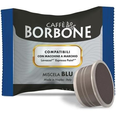 50 Capsule Caffè Borbone Blu - Compatibili Lavazza Espresso Point