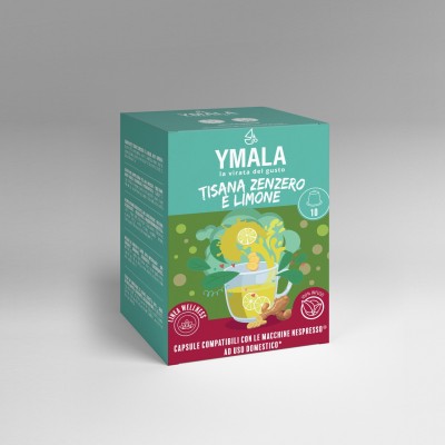 10 Capsule Ymala Zenzero e Limone - Compatibili Nespresso