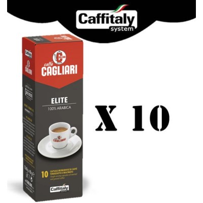 100 Capsule Caffè Caffitaly System Cagliari Elite 100% Arabica