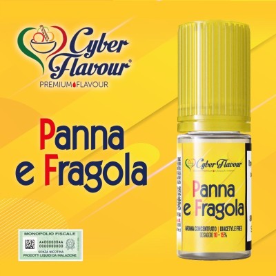 Cyber Flavour PANNA E FRAGOLA 10ml