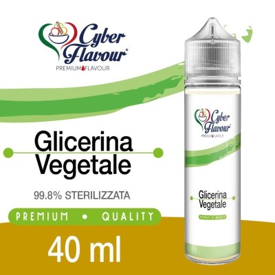 Cyber Flavour GLICERINA VEGETALE Full VG 40ml in Chubby 40ml