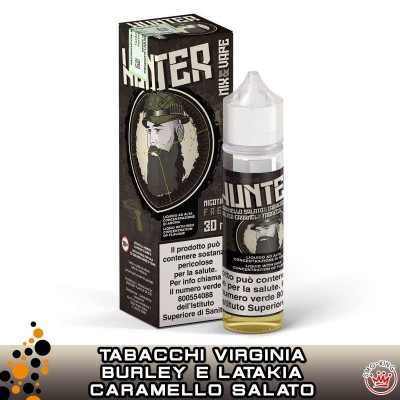 Enjoysvapo HUNTER SANTONE Mix Tabacchi Virginia, Burley, Latakia e Caramello Salato Mix&Vape 30ml