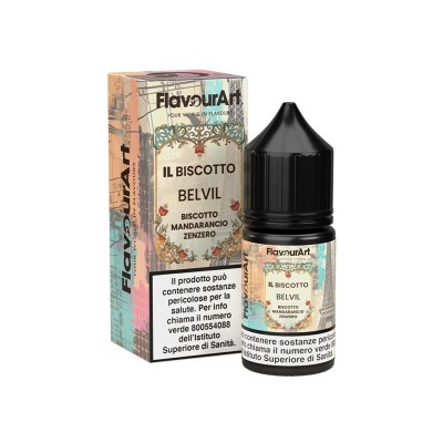 Flavourart IL BISCOTTO BELVIL Biscotto con Mandarancio e Zenzero Mini Shot 10+20