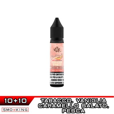 Galactika ZIO ADRIANO PEACH Tabacco, Vaniglia, Caramello Salato e Pesca Mini Shot 10ml