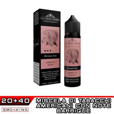 La Tabaccheria AMERICAN BLEND Barrique Line TOBACCO Extra Dry 4Pod Shot 20 ml