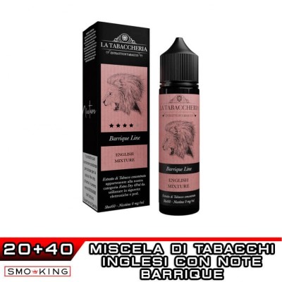 La Tabaccheria ENGLISH MIXTURE Barrique Line Extra Dry 4Pod Shot 20ml