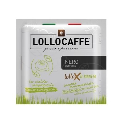 150 Cialde filtro carta 44 mm caffè Lollo espresso nero
