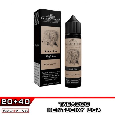 La Tabaccheria KENTUCKY USA Extra Dry 4Pod Single Line Shot 20ml