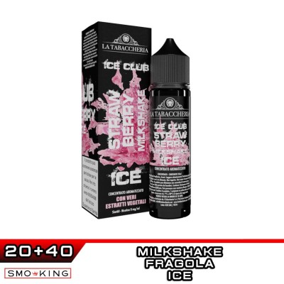 La Tabaccheria ICE CLUB STRAWBERRY MILKSHAKE e Ghiaccio Shot 20ml