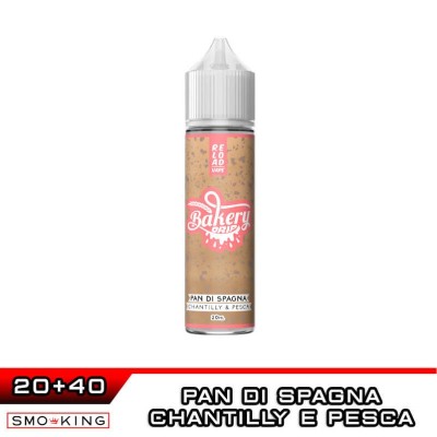 Reload Vape BAKERY DRIP PAN DI SPAGNA con Crema Chantilly e Pesca 20ml