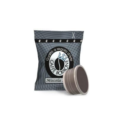 100 capsule caffè Borbone miscela nera compatibile espresso point
