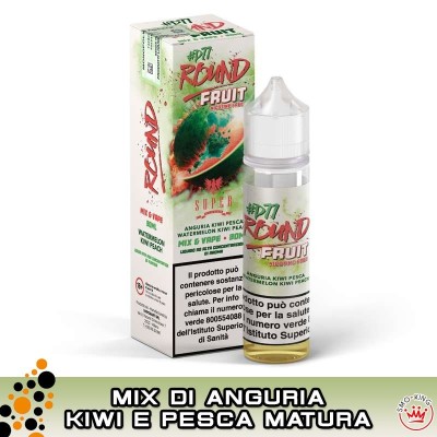 Super Flavor ROUND FRUIT D77 Anguria, Pesca e Kiwi Mix&Vape 30ml