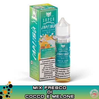 Super Flavor MALIBU Cocco, Melone e Ghiaccio Mix&Vape 30ml
