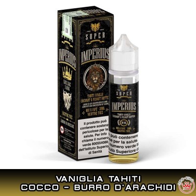 Super Flavor IMPERIUS Vaniglia Tahiti, Cocco e Burro di Arachidi Mix&Vape 30ml