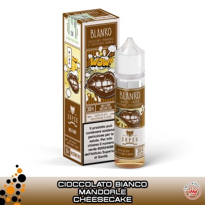 Super Flavor BLANKO Cioccolato Bianco, Mandole e Cheesecake Mix&Vape 30ml