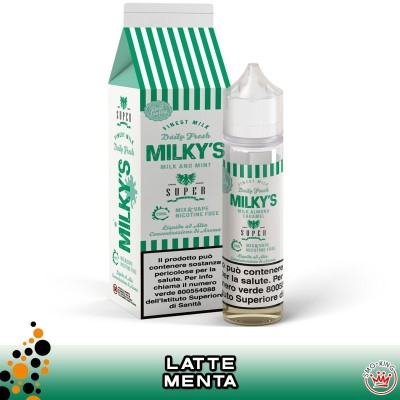 Super Flavor MILKY'S MILK Latte e Menta Mix&Vape 30ml