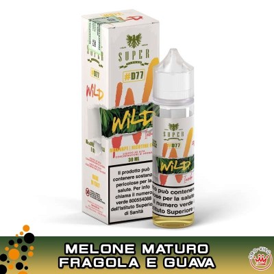 Super Flavor WILD D77 Melone, Fragola e Guava Mix&Vape 30ml