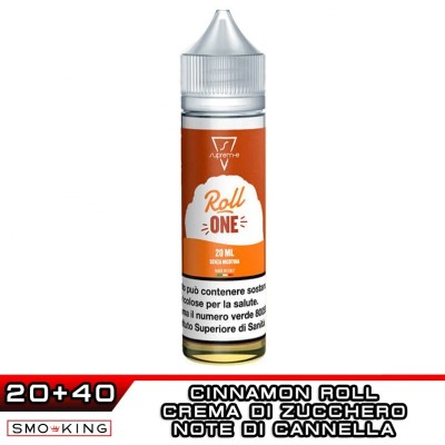 Supreme-E ROLLONE Ciambella Cinnamon Rol, Crema di Zucchero e Cannella Mix&Vape 20ml