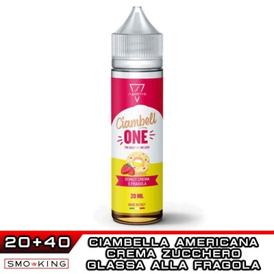 Supreme-E CIAMBELLONE Ciambella Americana, Crema, Zucchero a Velo e Glassa di Fragole Mix&Vape 20ml