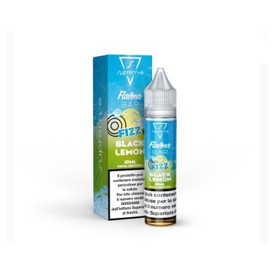 Supreme-E FIZZ BLACK LEMON Note Balsamiche Anice, Liquirizia e Limone Mix&Vape 10ml