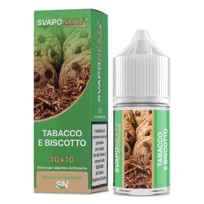 Svaponex TABACCO E BISCOTTO 0mg Mix&Vape 10ml in Chubby 30