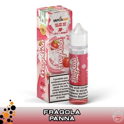 Vaporart FRAGOLOSO Panna e Fragola Mix&Vape 30ml