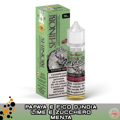 Vaporart SHINOBI ICE Fico d'India, Papaua, Lime, Zucchero e Ghiaccio Mix&Vape 30ml