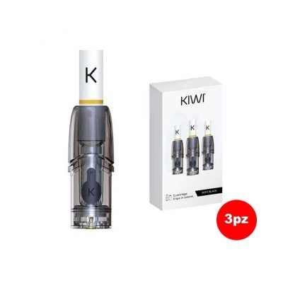 Ricambio KIWI VAPOR Resistenza Pod Soft Black 3pz.