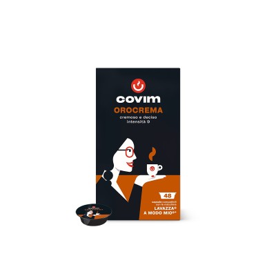 96 Capsule Caffè Covim OroCrema - Compatibili Lavazza A Modo Mio
