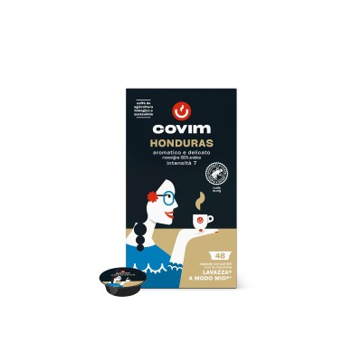48 Capsule Caffè Covim Honduras - Compatibili Lavazza A Modo Mio