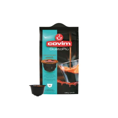 16 Capsule Caffè Covim OroCrema - Compatibili Nescafe Dolce Gusto