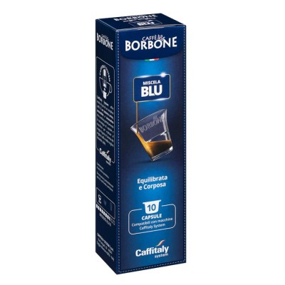 10 Capsule Caffè Caffitaly System Borbone Blu