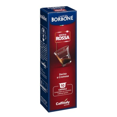 10 Capsule Caffè Caffitaly System Borbone Red Rossa