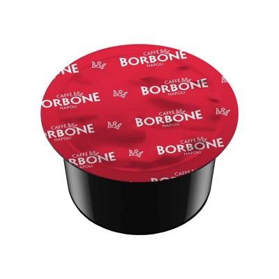 100 Capsule Caffè Borbone Rossa - Compatibili Lavazza Blue Expert In Black